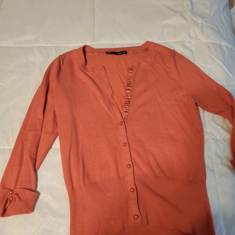 Maurices corral 3/4 length sleeve short sweater